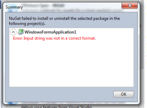 Input string was not in a correct format.