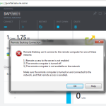 Azure RDP Troubleshooting
